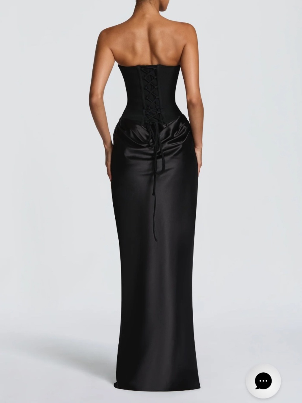 Babyboo Maggie Maxi Dress in Black - Picture 2 of 4